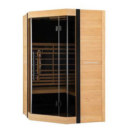 FINSAUNA Radia IR 300C Hemlock Full-Spectrum Home Sauna (2 Personen) – Bild 5