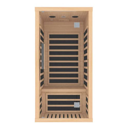 FINSAUNA Fiera IR Carbon Hemlock Home Sauna (1 Personen) – Bild 4