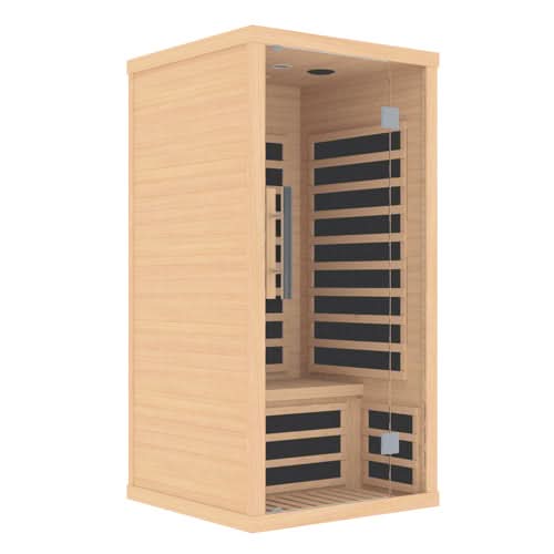 FINSAUNA Fiera IR Carbon Hemlock Home Sauna (1 Personen) – Bild 3