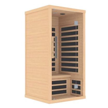 FINSAUNA Fiera IR Carbon Hemlock Home Sauna (1 Personen) – Bild 3