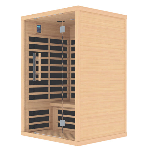 FINSAUNA Fiera IR Carbon Hemlock Home Sauna (2 Personen) – Bild 5