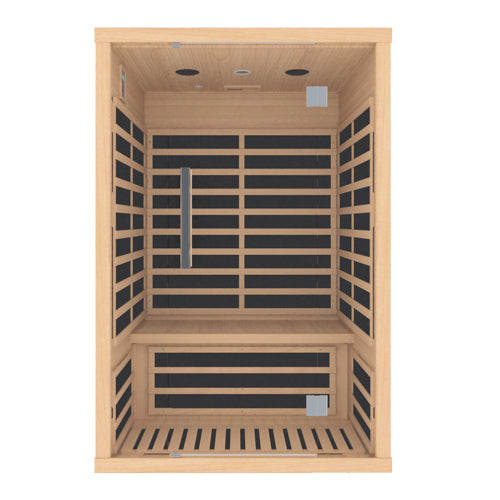 FINSAUNA Fiera IR Carbon Hemlock Home Sauna (2 Personen) – Bild 4