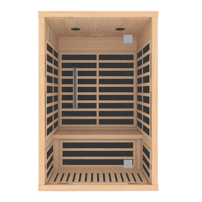 FINSAUNA Fiera IR Carbon Hemlock Home Sauna (2 Personen) – Bild 4