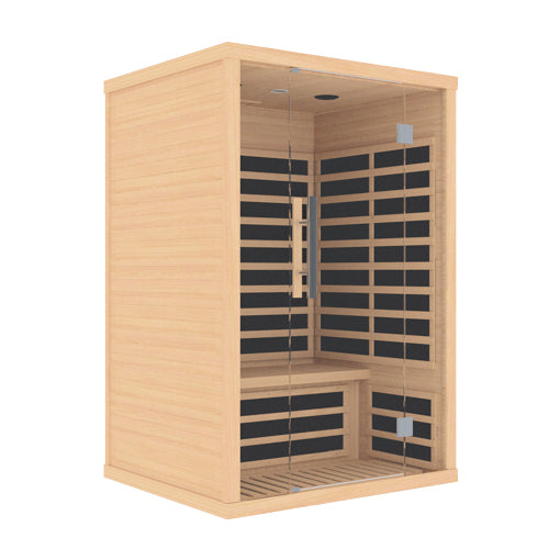 FINSAUNA Fiera IR Carbon Hemlock Home Sauna (2 Personen) – Bild 3