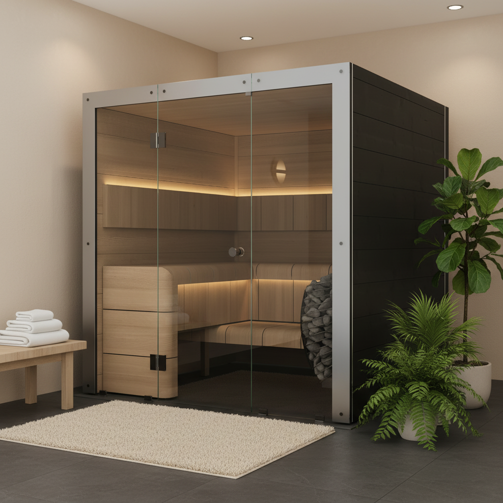 Almost Heaven Outdoor-Sauna aus Massivholz