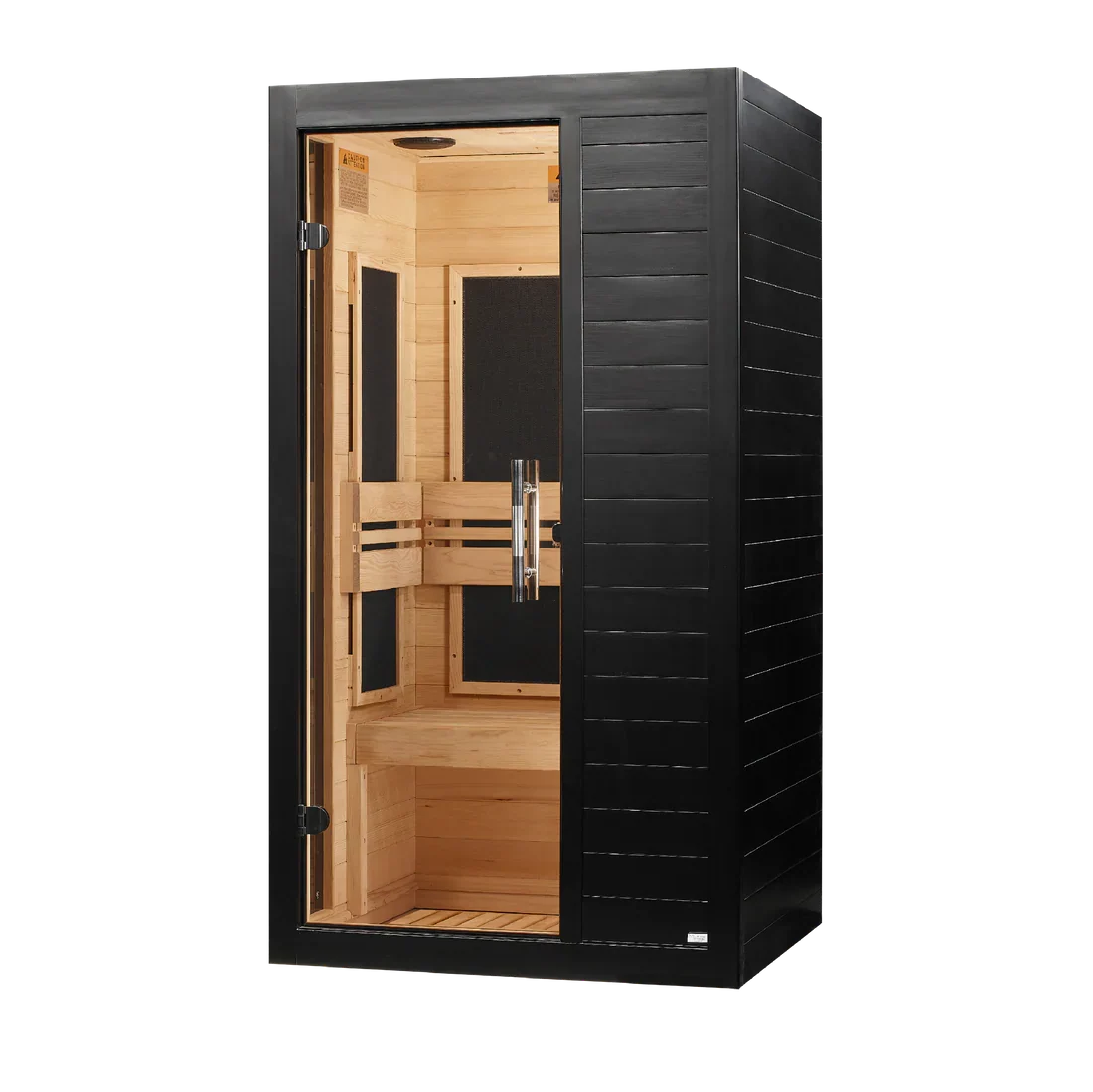 Golden Designs Dynamic "Veneto" Black Finish - Low EMF FAR IR (DYN- - ) Sauna (2 Personen) – Bild 2
