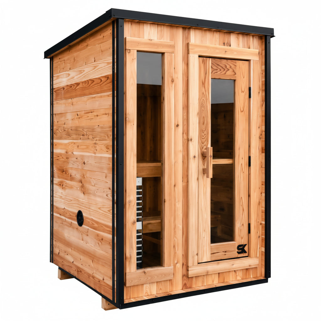 Sweat Kingdom The Ridge Outdoor-Sauna (2 Personen, traditionell) – Bild 2