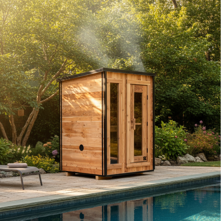 Sweat Kingdom The Ridge Outdoor-Sauna (2 Personen, traditionell) – Bild 3