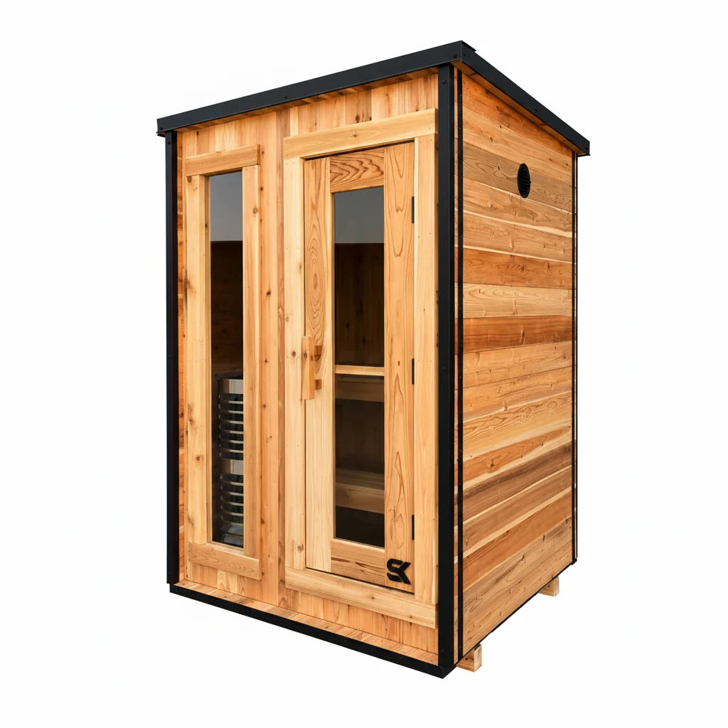Sweat Kingdom The Ridge Outdoor-Sauna (2 Personen, traditionell) – Bild 4