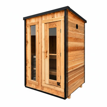 Sweat Kingdom The Ridge Outdoor-Sauna (2 Personen, traditionell) – Bild 4
