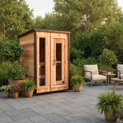 Sweat Kingdom The Ridge Outdoor-Sauna (2 Personen, traditionell)