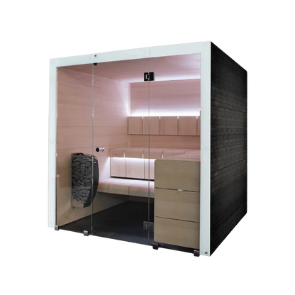 Almost Heaven Outdoor-Sauna aus Massivholz – Bild 5
